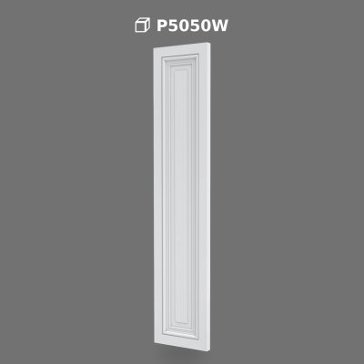 Pilastru Poliuretan Decorativ pentru Perete și Fațadă