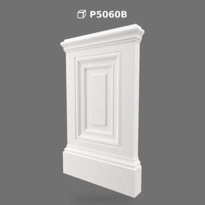 Bază Pilastru din Poliuretan pentru Decor Interior și Exterior