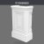 P5060B50 Baza pilastrului 33x66x109 cm, material decorativ din poliuretan, vedere produs