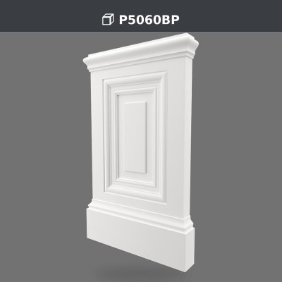 Bază Pilastru din Poliuretan pentru Decor Interior și Exterior