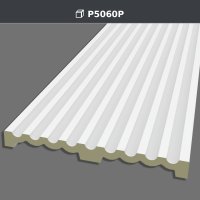 Pilastru Canelat din Poliuretan pentru Decor Perete