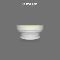 Capitel de Coloană Rotund din Poliuretan pentru Stâlpi Decorativi