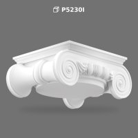 Capitel Ionic din Poliüretan pentru Coloane Decorative