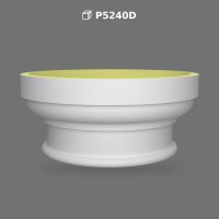 Capitel de Coloană Rotundă din Poliuretan de Înaltă Densitate