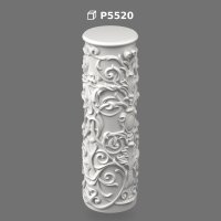 Coloană Decorativă din Poliuretan cu Model Sculptat Clasic