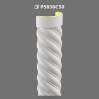 Coloană Spiralată din Poliuretan pentru Decor Interior și Exterior