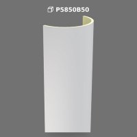 Semicoloană Decorativă din Poliuretan Neted pentru Perete