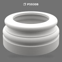 Bază Rotundă din Poliuretan pentru Coloane Decorative