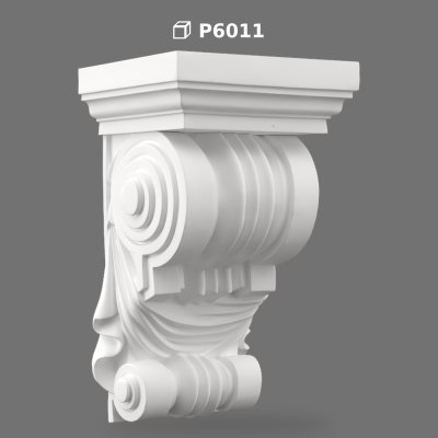 Consolă Decorativă din Poliuretan P6011 pentru Interior și Exterior