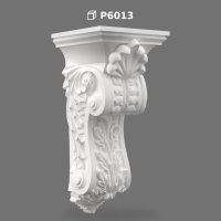 Consolă Decorativă din Poliuretan P6013 pentru Fațade și Interioare