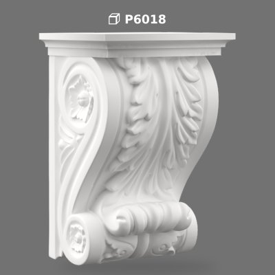 Consolă Poliuretan P6018 Decorativă pentru Fațade și Interioare