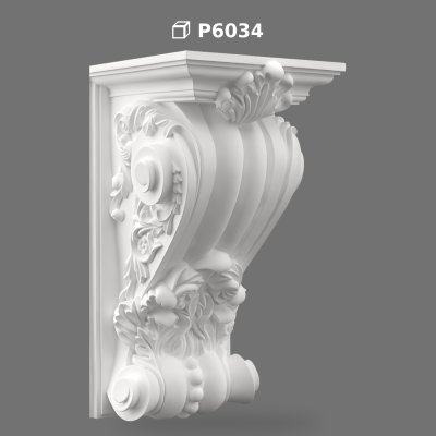 Consolă Decorativă din Poliuretan P6034 pentru Exterior și Interior