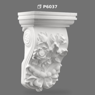 Consolă Decorativă din Poliuretan P6037 pentru Interior și Exterior