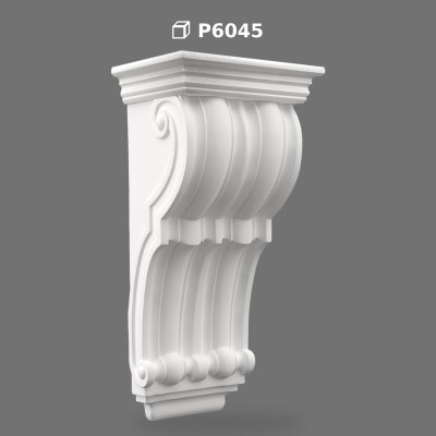 Consolă Decorativă din Poliuretan pentru Fațade și Interioare