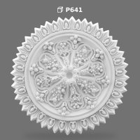 Rozetă de Plafon din Poliuretan pentru Lustre și Candelabre