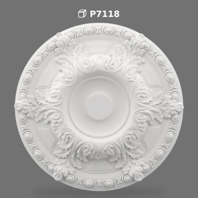 Rozetă Tavan din Poliuretan P7118 Model Clasic Decorativ