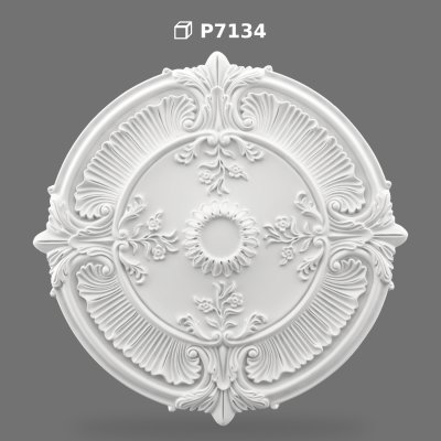 Rozetă Decorativă din Poliuretan pentru Tavan și Lustre