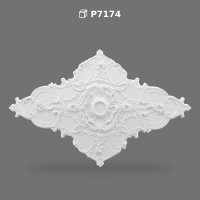 Rozetă de Tavan din Poliuretan P7174 Model Oval Baroc