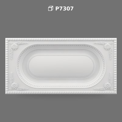 Cupolă Decorativă din Poliuretan pentru Tavan Oval