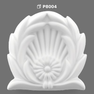 Ornament Decorativ din Poliuretan P8004 pentru Perete și Mobilier