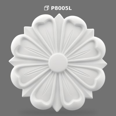 Rozetă Decorativă Florala din Poliüretan pentru Tavan