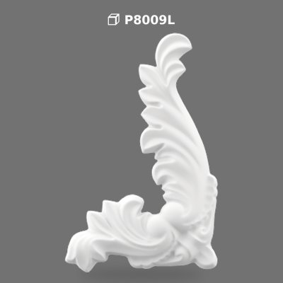 Ornament de Colț din Poliuretan pentru Panouri de Perete