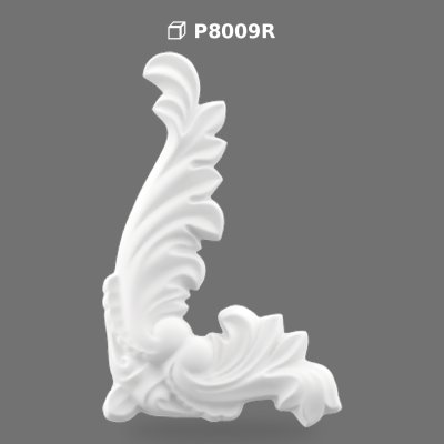 Element Decorativ de Colț din Poliuretan pentru Pereți