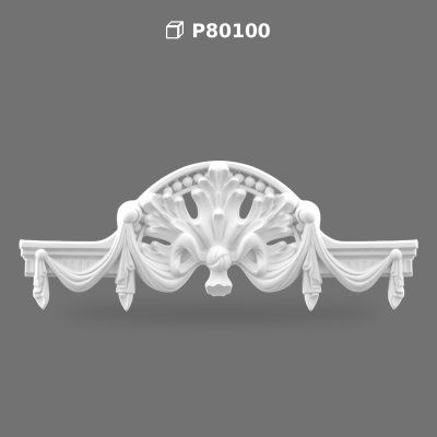 Fronton Decorativ din Poliuretan pentru Uși și Ferestre