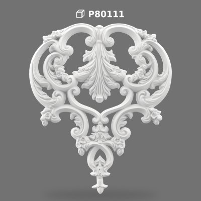 Ornament Decorativ din Poliuretan pentru Perete și Fronton