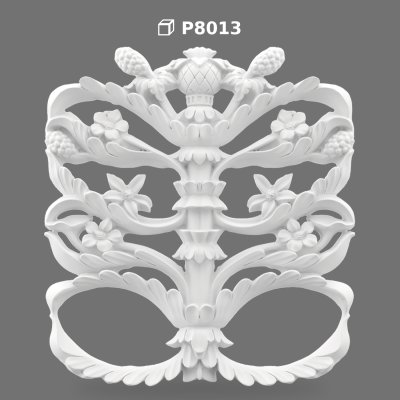 Ornament Decorativ Din Poliuretan Pentru Perete Și Mobilier