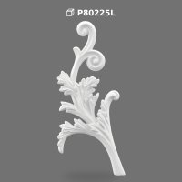 Ornament Decorativ din Poliüretan cu Frunze de Acant și Volute