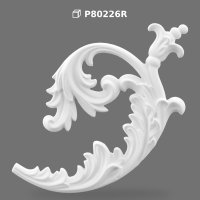 Element Decorativ din Poliuretan cu Model Frunze de Acant