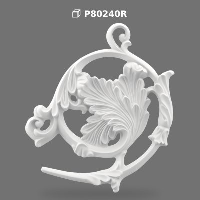 Ornament Decorativ din Poliüretan pentru Perete și Mobilă