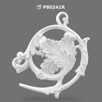 Element Decorativ din Poliuretan cu Motiv Frunză de Acant