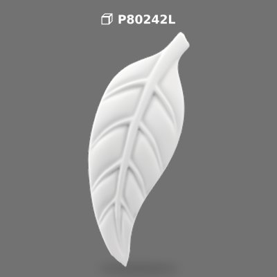 Ornament Decorativ Frunză din Poliuretan Pentru Perete