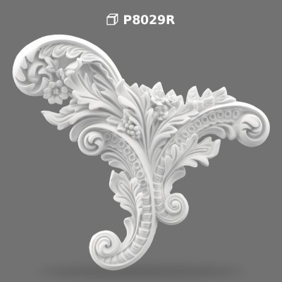 Ornament Decorativ din Poliuretan pentru Colțuri și Mobilier
