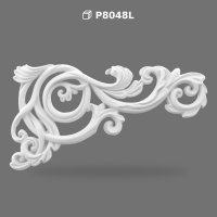 Ornament de Colț din Poliuretan P8048L pentru Decor Perete