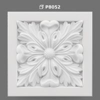 Ornament Pătrat din Poliuretan pentru Decorarea Pereților