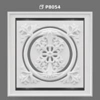 Ornament Decorativ Pătrat din Poliuretan pentru Perete și Mobilă