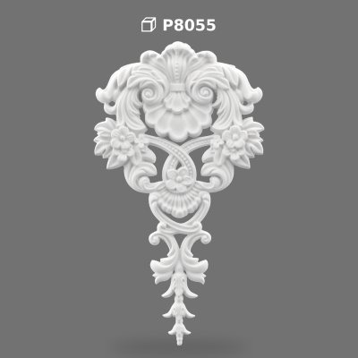 Element Ornament Decorativ din Poliuretan pentru Perete și Mobilier