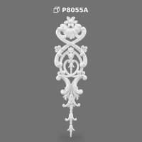 Ornament Decorativ de Perete din Poliuretan cu Model Floral