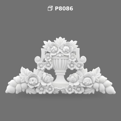 Ornament Decorativ din Poliuretan P8086 pentru Perete și Mobilier