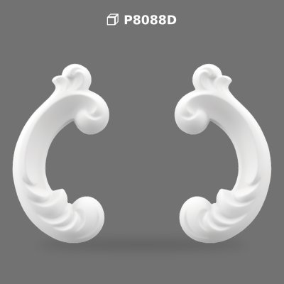 Elemente Decorative din Poliuretan P8088D pentru Perete si Mobilier