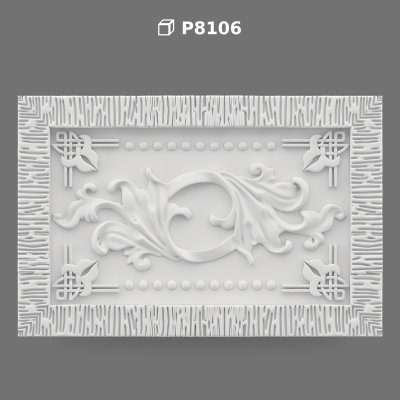 Panou Decorativ din Poliuretan Cu Motive Florale