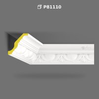 Cornișă Decorativă din Poliuretan P81110 pentru Tavan
