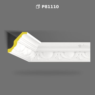 Cornișă Decorativă din Poliuretan P81110 pentru Tavan
