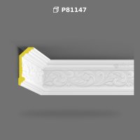 Cornișă Decorativă din Poliüretan cu Modele Florale