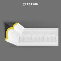 Cornișă Decorativă din Poliuretan pentru Tavan și Perete