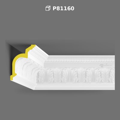 Cornișă Decorativă din Poliuretan pentru Tavan și Perete