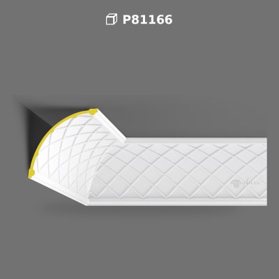 Cornișă Decorativă din Poliuretan cu Model Fagure P81166